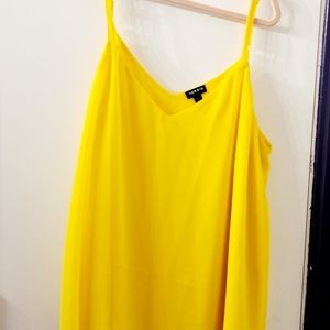 Canary yellow 2x Torrid camisole